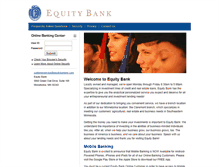 Tablet Screenshot of equitybankmn.com